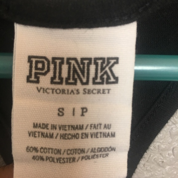 ❤️SOLD❤️Pink Victoria's Secret black tank top - Picture 5 of 5